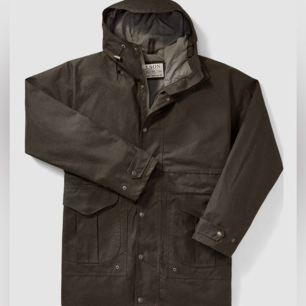 Like New Filson All Season Rain Coat - Root